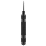 Akozon Automatic Center Punch,1pc Black Automatic Center Punch Locator Press Dent Marking Tool Hand Tool for Metal or Wood