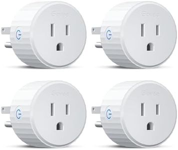 Govee Smart Plug, WiFi Plugs Work with Alexa & Google Assistant, Smart Outlet with Timer & Group Controller, WiFi Outlet for Home, No Hub Required, ETL & FCC Certified, 2.4G WiFi Only, 4 Pack