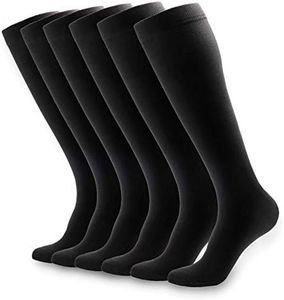 NOVAYARD 6 Pairs Compression Socks for Women &Men 20-30mmhg Medical Fasciitis Varicose Medias