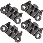 W10195416 New Upgraded Metal Axles Dishwasher Wheel Lower Rack Replacement Parts for Kitchen Aid Whirlpool Kenmore Kitchenaid W10195416V, AP5983730, PS11722152, W10195416VP (4 Pack)