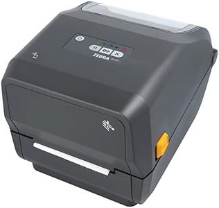 ZEBRA ZD421t - Stampante con bordo a strappo, 203 DPI, termico, trasferimento termico, larghezza di stampa max. 104 mm, BTLE, LAN, USB, interfaccia host USB (ZD4A042-30EE00EZ)