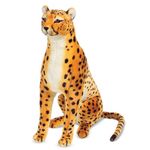 Melissa and Doug Giant Cheetah - Lifelike Stuffed Animal (Nearly 80 cm Tall)