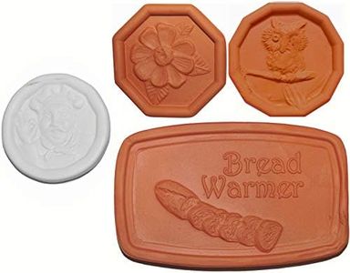 JBK Brown Sugar Savers - Factory Seconds (cosmetic defects) (Ceramic Helpers - 2 Brown Sugar Savers, Bread Warmer and a Pot Minder)