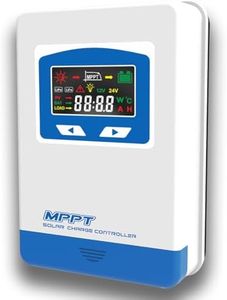 Anern 30A MPPT Contrôleur de Charge Solaire 12/24V de Courant Auto Focus 75V MPPT de suivi de Charge Automatique Paramètre Panneau Solaire Intelligent Régulateur de Charge Solaire