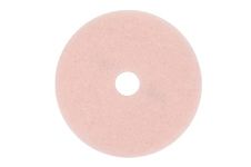 3M Eraser Burnish Pad,3600,Pink, 20 in, 5 Pads