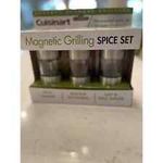 Cuisinart Magnetic Grilling Spice Rub Set Stainless Steel Outdoor Grill CSS-33