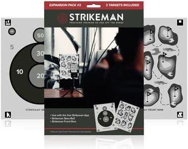 Strikeman 2-Target Expansion Pack – Strike-Ball & Front Nine Set – Dry-Fire Laser Training System that’s Great for Indoor Target Sheet Shooting Practice