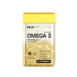 Ace Blend Outshine Omega 3 Fish Oil (60 Softgels) | 1650 Mg with 743 EPA & 528 DHA | 2 Softgel for 4X Strength for Men & Women | No Fishy Burps | Supports Heart, Brain, Joints, Eye Health