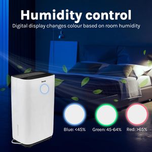 Devola 25L Dehumidifier with HEPA Filter – High Capacity Air Purifier