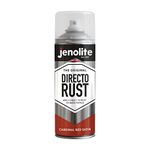 JENOLITE Directorust Spray Paint Satin Finish | CARDINAL RED | 400ml | Direct To Rust Spray Paint For Metal | All-In-One Multi Surface Paint for Metal, Wood, Plastic, Ceramic | RAL 3001