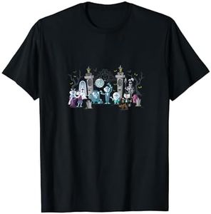 The Haunted Mansion Iconic Characters At Mansion's Entrance T-Shirt