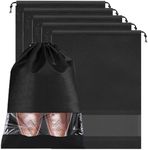 5-Pack Non-Woven Shoe Bags,Portable