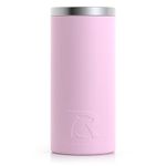 RTIC 12oz Can Cooler Skinny Can Stainless Steel For Seltzers and energy drinks (Flamingo)