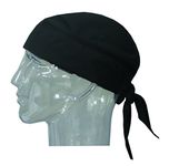 HyperKewl 6536-BK Evaporative Cooling Skull Cap, Black