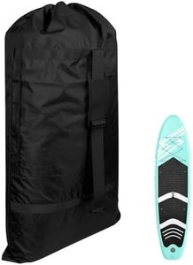 Xxerciz Inflatable Paddle Board Storage Bag, SUP Board Travel Bag Carrying Backpack for Paddleboards, Paddle Board Accessories, Nylon Large Capacity with Side Pouch for Water Sport (Only Bag)