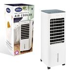 Silentnight 39989 3 in 1 Portable Air Cooler/Fan, Humidifier & Air Cooler / 5L Water Tank / 3 Adjustable Speed Functions/Remote Controlled/Home or Office Use / 70cm x 26cm x 28cm