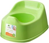 HOMESHOPA Children Training Potty, Kids Toddler Toilet Training Seat, Plastic Baby Potty Chair, Portable Lightweight, Promotes Potty Independence, Easy to Clean & Carry Travel Potty (Pack of 1, Green)