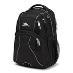 High Sierra 53665-1041 Swerve Backpack, Black, International Carry-On