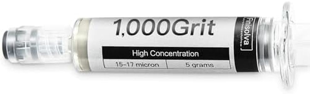 Finisolva Diamond Polishing Compound 15-17 Micron 1,000 Grit Polishing Lapping Paste for Glass Watch Marble Metal Ring Resin Rock Jewelry Etc. High Concentration Diamond Powder Scratch Remover Repair