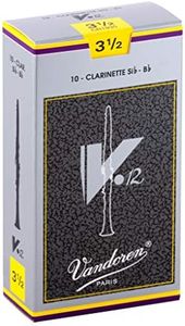 Vandoren CR1935 Bb Clarinet V.12 Reeds Strength 3.5; Box of 10