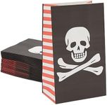 Juvale 36 Pack Pirate Party Bags for Kids, 5 x 8.7 x 3 Inches, Birthday Party Supplies, Pirate Goodie Bags for Halloween and Pirate-Themed Birthday Party