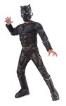 Rubie's Costume Co Kid's Captain America Civil War Deluxe Black Panther Costume (Child Large)