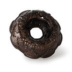 Nordic Ware Platinum Autumn Wreath Bundt Pan, Grey