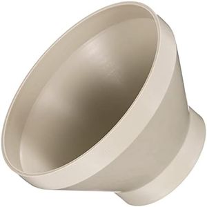 PATIKIL 8" (200mm) to 4.5" (110mm) Duct Reducer Connector, Heating Cooling Ventilation Tube Fire-Resistant Increaser Adapter Pipe Fitting for Vent System