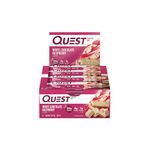 Quest Nutrition White Chocolate Raspberry Protein Bars, High Protein, Low Carb, Gluten Free, Keto Friendly, 60gx12 Count