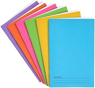 Bright Creations 6 Pack of Blank Books for Kids to Write Stories, Make your Own Comic, Journal, or Book, Paperback (6 Colors, 12 Sheets/24 Pages, 5.5x8.5 in)