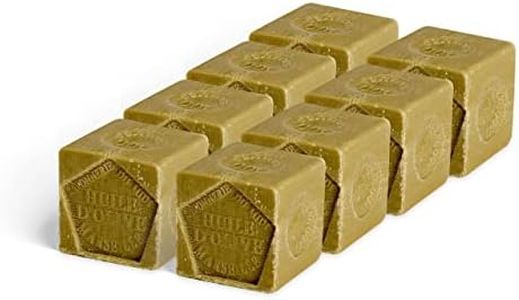 La Corvette Cube de Savon de Marseille Olive - Sans emballage - Lot 8x300g