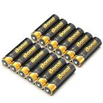 BONAI Rechargeable AA Batteries Goldtop High Capacity 2800mAh Rechargeable Double AA Batteries NiMH Low Self-Discharge 12 Count