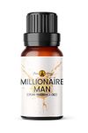 Millionaire Guy Fragrance Oil 10ml - for Aromatherapy Wax Melt, Reed Diffuser, Candle Making, Home Made Soap, Bath Bomb, Potpourri, Slime, Oil Burner