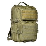 ANJINU Tactical Backpack, Military Backpack, Molle Backpack, 42L Hiking Daypacks (Army Green)