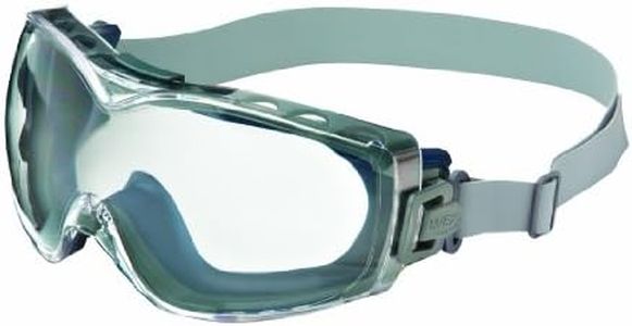 Uvex Stealth OTG Safety Goggles with Clear HydroShield Anti-Fog Lens & Neoprene Headband (S3970HS)