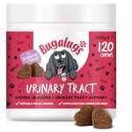 Bugalugs Urinary Tract Dog Chews helps stop dogs urinating in house & dog incontinence. supports UTI, Bladder & Kidney with Cranberry, D-Mannose & Marshmallow root. Grain free dog treats -120 chews