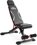 FLYBIRD Adjustable Weight Bench Fits up to 6'5'', 750LBS Capacity for Full Body Workout, 27LBS Sturdy Foldable Bench Press for Home Gym