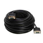 100FT VGA Cable, VGA to VGA HD15 Monitor Cable SVGA M/M HD Cable Gold Plated Connectors Support 1080P Full HD for PC, HD TV, Projector