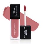 TNW-The Natural Wash Pinktastic Lipstick Matte Velvet Longstay Liquid Lipstick (1.2ml) | Natural Oils & Hyaluronic Extract | Transferproof, Smudgeproof & Pocket Friendly | Liquid Lipstick for Women