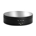 Yius 360 Degree Electric Rotating Turntable, Rotating Display Stand, Automatic Revolving Platform Perfect for 360 Degree Images, Product Display or Cake Display