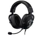 Logitech G Pro X Gaming Wired Over Ear Headphones with Mic Blue Voice DTS Headphone:X 2.0, 50Mm Pro-G Drivers, 2.0 Surround Sound for Esports Gaming, Pc/Ps/Xbox/Vr/Nintendo Switch - (Black)