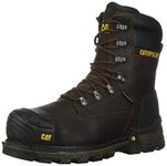 Caterpillar Footwear Men's Excavatorxl 8" Wp Tx CT CSA Safety Boot, Rdark Brownwn, 10 W US