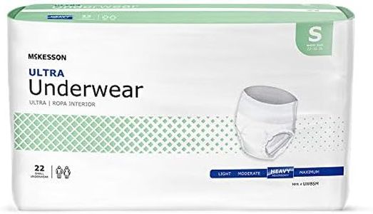 McKesson Ultra Underwear, Incontinence, Heavy Absorbency, Small, 88 Count