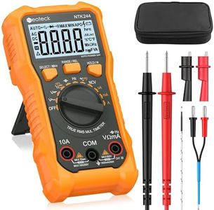 Neoteck Multimetro Digital 6000 Conteos Polímetro Digital TRMS Auto Rango NCV Tester Electricista para CA/CC Corriente Tensión Resistencia Capacitancia FrecuenciaTemperatura
