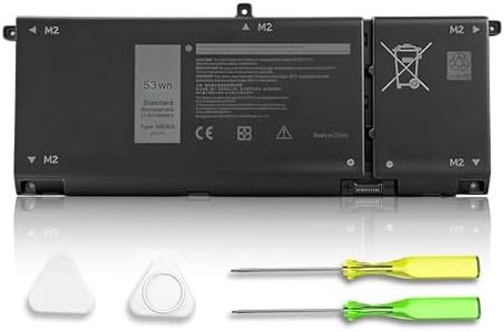 NDWQGFS H5CKD 53Wh Laptop Battery Replacement for Dell Inspiron 5400 5406 7405 7300 7500 2-in-1 Silver Series Latitude 3410 3510 Vostro 5300 5301 Replaces 07T8CD TXD03