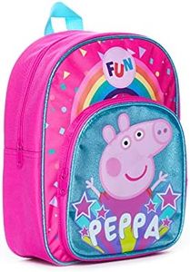 Peppa Pig Rainbow Childrens Backpack Pink, Pink, 30cm 25cm 8cm