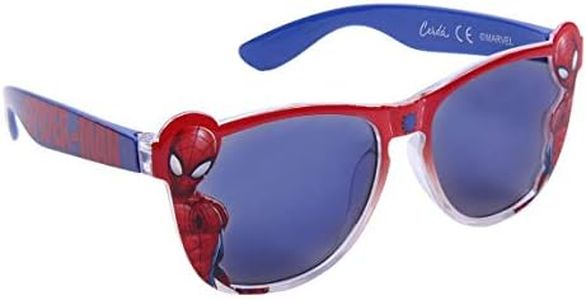 Occhiali da Sole di Spiderman per Bambini - Dai 2 a 5 anni - Protezione UV 400 e Filtro di Categoria 3 - Occhiali da Sole Prodotti in PC e Acrilico - Prodotto Originale Elaborato in Spagna