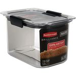 Rubbermaid Container, BPA-Free Plastic, Brilliance Pantry Airtight Food Storage, Open Stock, Brown Sugar (7.8 Cup)