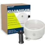 Hole Saw Dust Bowl for Installing Recessed Lights, Works with Hole Saws (1, Single Hole Saw Dust Bowl)