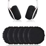 Yizhet Headphone Earpad Covers, 6 Pcs Headphone Sweat Covers Washable and Stretchable Headphone Covers/Ear Pads Protector/Sanitary Earcup Cover, Fits 3.54"-4.13" Headsets (Flex Fabric, 9-10.5cm)